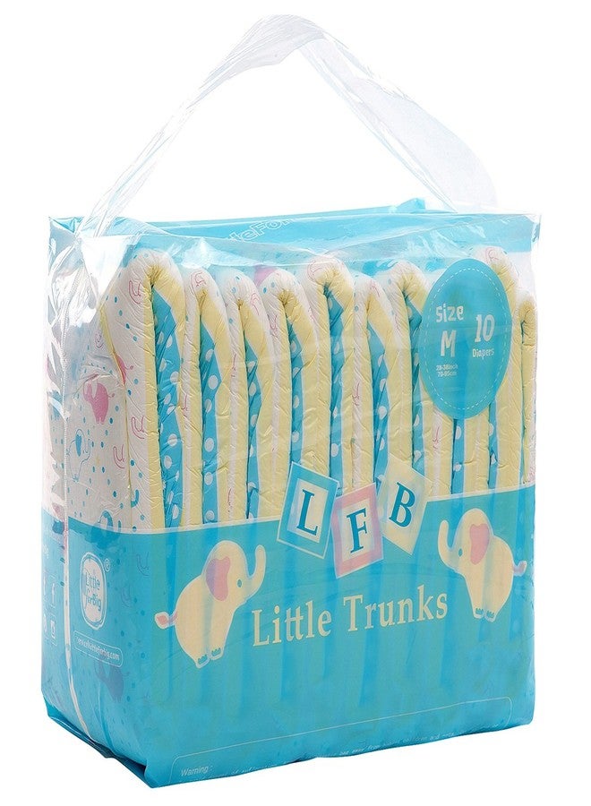 Littleforbig Adult Printed Diaper 10 Pieces - Little Trunks (Medium 28"-38") - Image 2